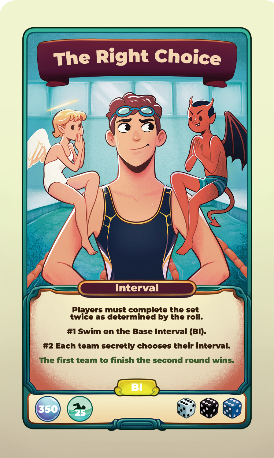 The Right Choice challenge card